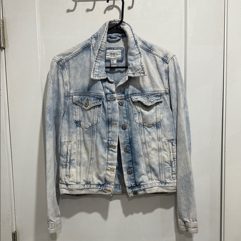 Forever 21 Light Wash Jean Jacket